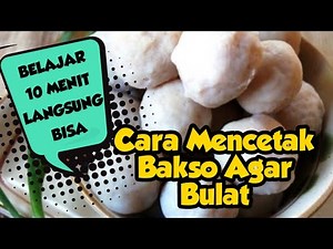 How to shape meatballs so they are perfectly round like ping pong balls.