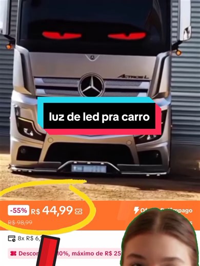 Crie um visual único e divertido para o seu carro! Este par de luzes LED com 11 modos de piscar e formato de semicírculo é fácil de instalar, basta conectar na porta USB. Ideal para janelas de carro, casa ou qualquer vidro. Deixe sua criatividade brilhar! #carro #tuning #luzled #carlovers