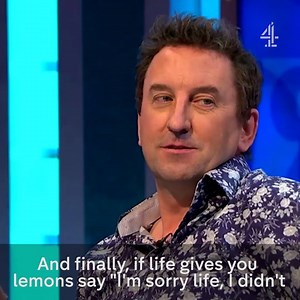 79K views · 590 reactions | Lee Mack dishes out some inspired mottos that should help you get through life.... | Channel 4 | Facebook