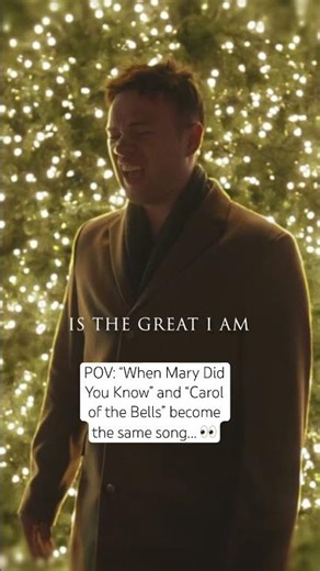 POV: “Mary Did You Know” + “Carol of the Bells” Become ONE Song 👀 (Cinematic Rock) #shorts