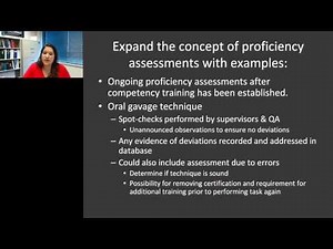 Asheley Watham, Mary Ann Vasbinder - Training and Competency Assessment