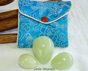 Jade Eggs and Ben Wa Balls for Women Kegel Pelvic Health "Yoni"