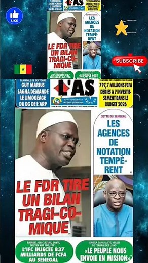 🇸🇳 In Wolof: Press review of December 19, 2025. Part 1 #mtdnews08 #pressreview