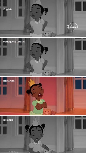 Young Tiana, iconic in every language 💚 The Princess and the Frog, streaming on Disney . | Walt Disney Studios