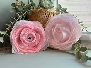 How to Make Tissue Paper Roses | Tutorial