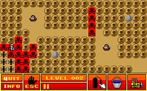 Ant Attack game at DOSGames.com