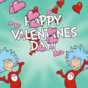 58K views · 2.5K reactions | Thing 1 and Thing 2 are here to celebrate your Valentine and You! Happy Lovey Things Day! #loveyday #drseuss #thing1andthing2 #valentinesday | Dr. Seuss | Facebook