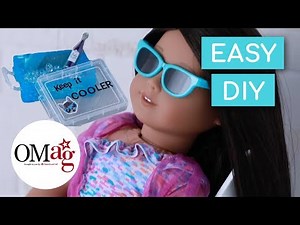 Make a Cute Cooler for Your Doll | Doll DIY | ‪@AmericanGirl‬