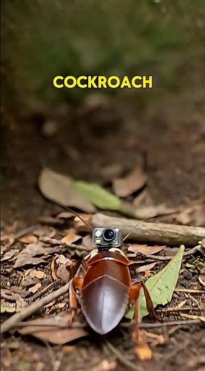 Camera on the Back of a Burrowing Cockroach 🪳 | The Hidden Underground World