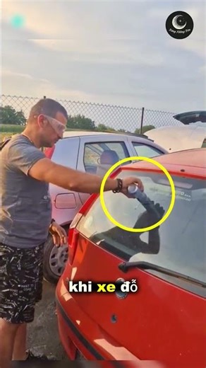 WHY does a simple soda can shatter a car window? #non-roundedwindow