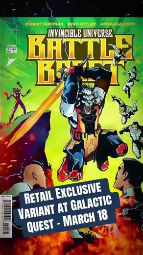 Invicible Universe: Battle Beast #7 GQ Exclusive cover by Kyle Puttkammer & Alex Ogle