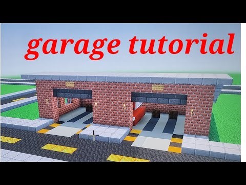 A garage tutorial in minecraft
