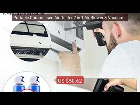 Portable Compressed Air Duster 2 in 1 Air Blower & Vacuum Cleaner ... — Best Deal 2026 | Shop Now!