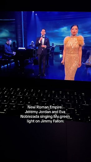 Jeremy Jordan and Eva Noblezada Singing My Green Light - Theatre Nostalgia
