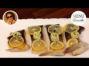 Karp pieczony w piekarniku, podany z masłem ziołowo czosnkowym jest wyjątkowo smaczny. MENU Dorotki.