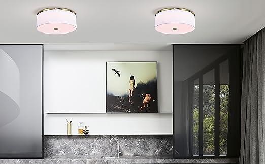 modern LED ceiling fixture with tunable color temperature  