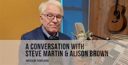 1.7K views · 20 reactions | Steve Martin and Alison Brown discuss their success as a chart topping duo on the @bluegrasstoday Charts and debut their new single titled #bluegrassradio. Hosted by #TerryHerd | Bluegrass Today | Facebook