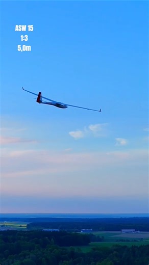 ASW 15 (1:3) über Oberschwaben | #rcglider #aviation #segelfliegen #rc