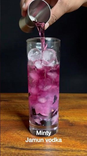 Tasting Viral Minty Jamun Cocktail | Easy Smirnoff Vodka Drink at Home | Summer Desi Cocktail
