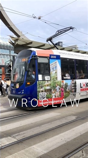 Wrocław, Polska 🇵🇱 Poland #tram #traffic #city #stadt #strassenbahn #video #wrocław #poland