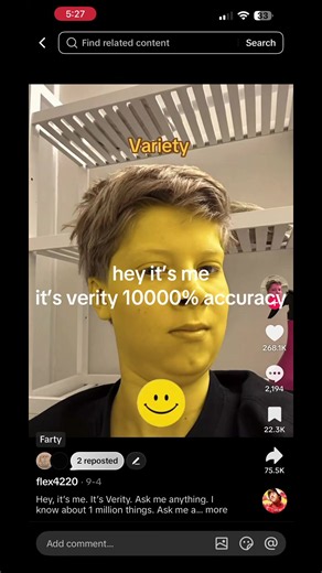 what is verity 10000% accuracy