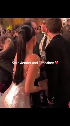 Kylie Jenner and Timothée Chalamet at @goldenglobes #goldenglobes #timotheechalamet #viral #fyp