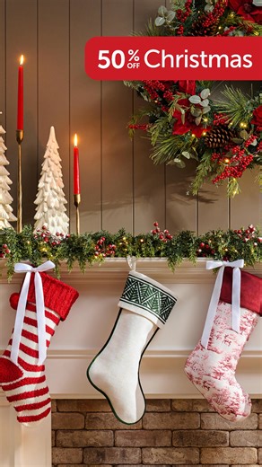 Christmas is what you make it! Save 50% off select Christmas decor at Hobby Lobby®. 🎄 | Hobby Lobby
