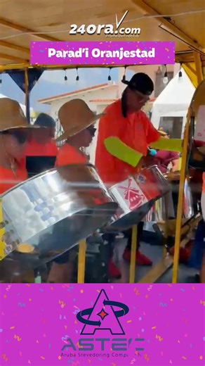 24ora | Steelband ta un simbolo musical di e comienso di Carnaval di Aruba. North Stars Steelband tabatin e honor aki e aña aki un biaha mas | Instagram