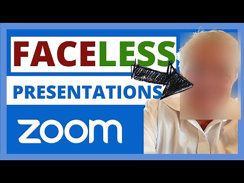 ZOOM: Record a Presentation without Showing Your Face