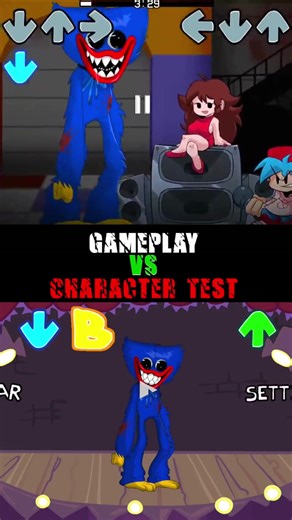 Fnf Huggy waggy test song | Character Test - Gameplay vs Playground | Huggy waggy fnf mod #fnf #fnfmod #fnfplayground #fnftest #amazingtv #huggywuggy
