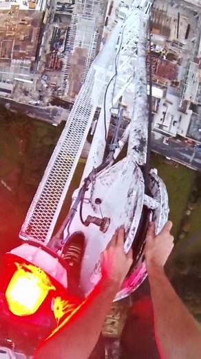 641K views · 5K reactions | Climbing a Crane for the ULTIMATE Selfie  | James Kingston | Facebook