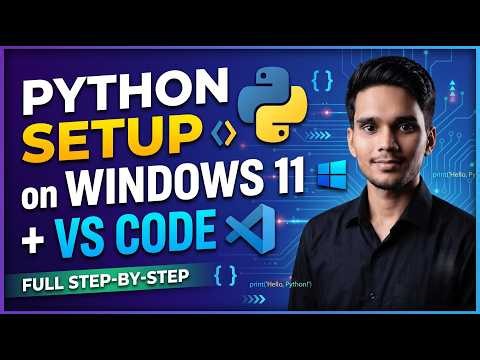 The ONLY Python Setup Guide You Need to Start Coding! [python + Windows + VS Code]