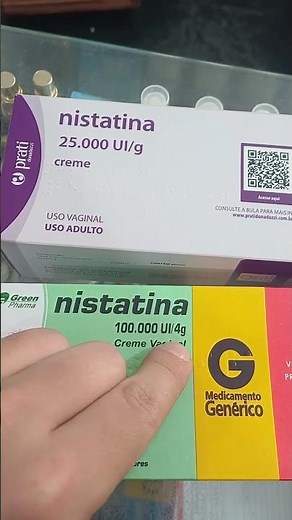 dosagem creme vaginal nistatina
