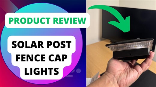 Watch Watch before buying. Solar fence cap lights on Amazon Live