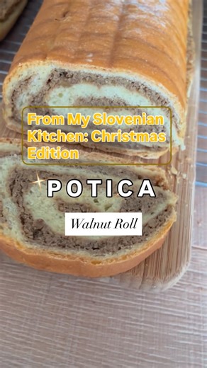 𝗠𝗶𝗰𝗵𝗲𝗹𝗹𝗲 𝗣𝘂𝘀𝗶𝗰 𝗥𝘆𝗮𝗹𝗹 on Instagram: "✨ From My Slovenian Kitchen: Christmas Edition ✨ 🎄 Potica – The Queen of All Slovenian Desserts She truly sits on a throne of her own. Our national treasure. Our Queen. In Slovenia, Christmas simply would not be complete without Potica on the table. Passed down through generations, this beautiful walnut roll is a symbol of home, faith, celebration, and family. Every swirl tells a story. Every slice carries tradition. For many of us, Potica m