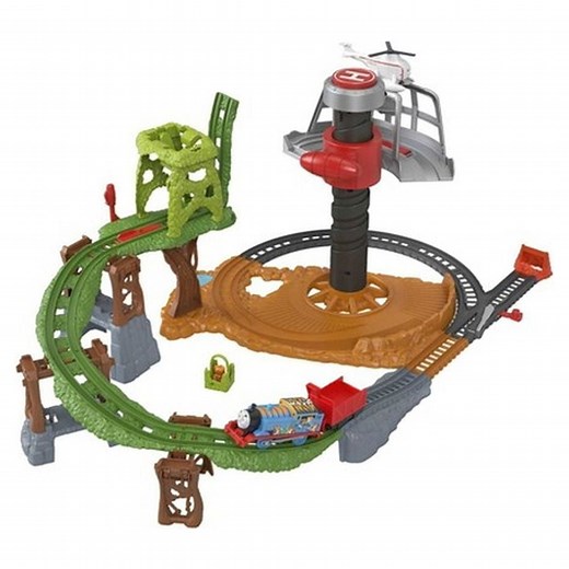 Thomas & Friends Sodor Safari Tiger Adventure Set Train Playset with Harold