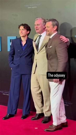 The Odyssey Mumbai Premiere – Tom Holland & Christopher Nolan