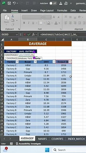 Learn DAVERAGE in Excel | Average Data with Criteria Easily!