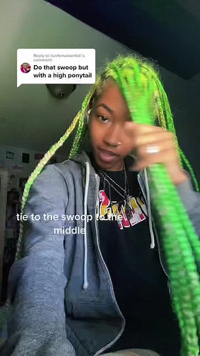 Reply to @iluvfemaleartist here’s another🥰 I’ll start posting hairstyles/styles more #knotlessbraidshairstyles #fypシ #333