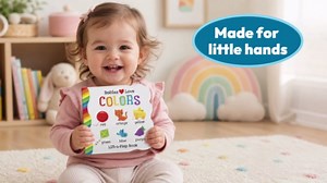 Babies Love Colors - A First Lift-a-Flap Board Book for Babies and Toddlers Learning about Colors