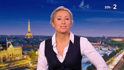 Anne-Sophie Lapix part en fou rire en plein JT de 20H sur France 2
