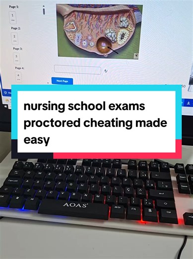 nursing school exams proctored cheating made easy #entranceexam #collegeexam #proctoredexam #examstress #certificationexam