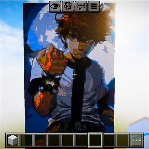 Minecraft Anime Pixel Art That Broke the Internet 😱 | Series#1 #MinecraftAnimePixelArt