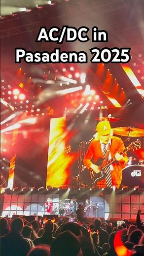 ⚡AC/DC: "Shot Down In Flames" Live in Pasadena on the Power Up Tour 2025!⚡ #ACDC #LiveRock