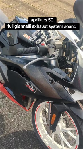 Aprilia RS 50 with Full Giannelli Exhaust Sound