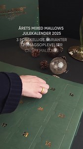 NYHED: Mixed Mallows Christmas Calendar 🎄 December bliver magisk med en blanding af karamelfyldte mallows, de klassiske favoritter og sprøde crispy varianter. En kalender fyldt med smag og overraskelser – den ultimative nedtælling til jul. 📦 Gratis fragt ⌛ Begrænset antal 📱 Hurtig betaling med MobilePay | The Mallows
