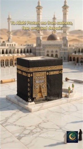Ya Allah! Protect me from sadness, fear, envy #Allah #Islam #Muslim #kaaba #IslamicReminders
