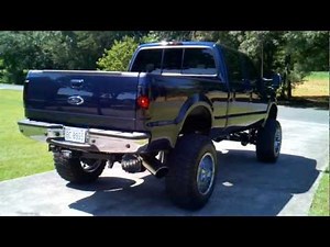 Train horn on lifted f250 turbo diesel