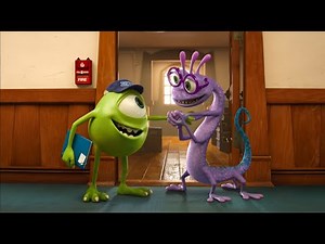 Mike Meets Randall Roommate Scene HD | Monsters University (2013) | Disney Pixar Studios