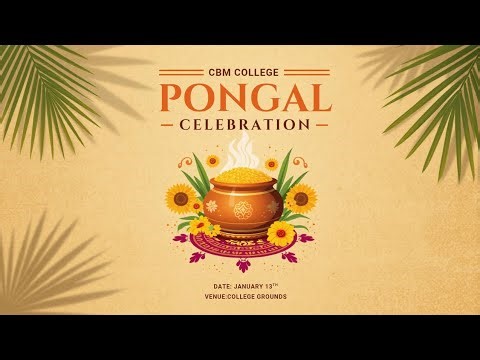 CBM college pongal celebration ❤️‍🔥by Bsc-computer science part-3